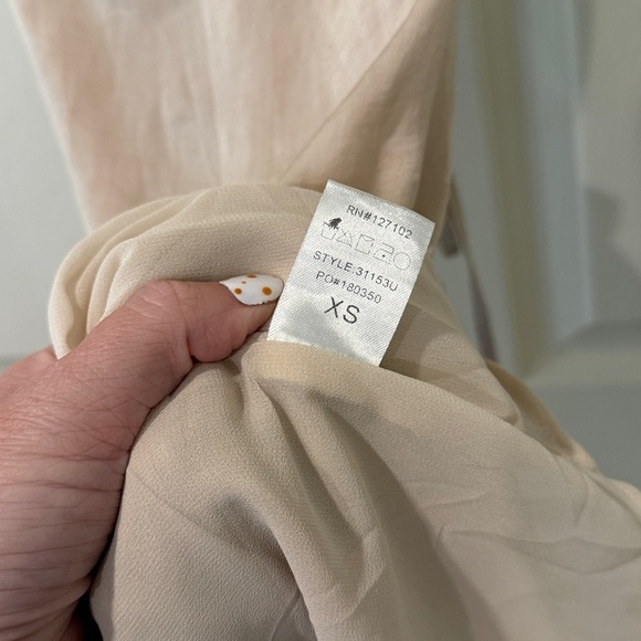 Nova Vintage cream maxi slip dress, XS - Picture 8 of 9